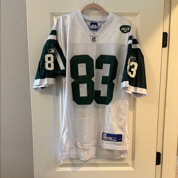Reebok Other - NY JETS NFL MOSS Reebok White and Green #83 NFL Jersey - New York Jets Style